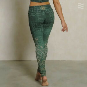 1774_Yoga Leggings_Buddhi_smaragd_Bio_Baumwolle_Spirit_of_OM Rückansicht