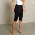 1711_Leggings_kurz_schwarz_hoher_Bund_The_Spirit_of_OM