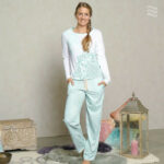 7736_Pyjama_Longsleeve_Shirt_weiss_mint_ von_The_Spirit_of_OM_2