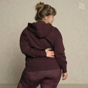 4515_Damen_Sweat-Jacke_Bio-Baumwolle_aubergine_The_Spirit_of_OM_1